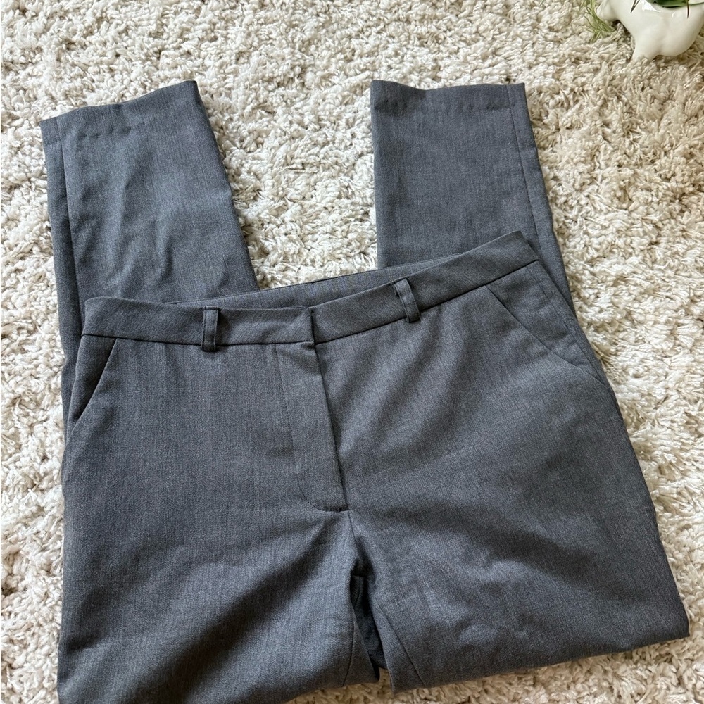 Grey high-waisted business casual Shelly Pearce cute trousers